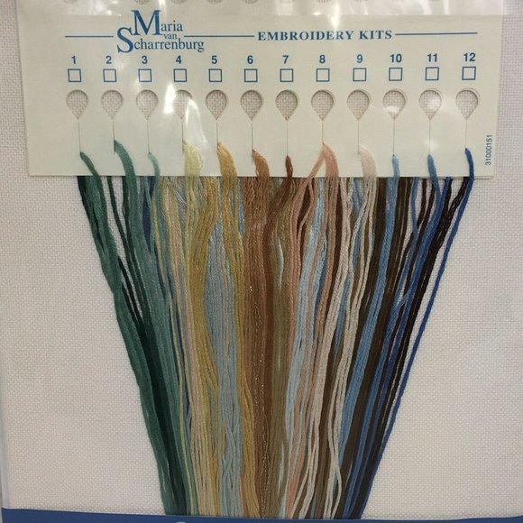 Maria Van Scharrenburg Cross Stitch Kit Tenderness Mother With Child Needle Work - Picture 6 of 12